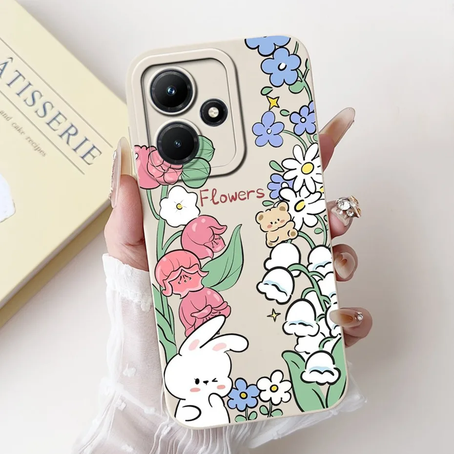 Chic Lens Protective Soft Silicon Phone Case with Cute New Design