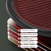 220V/900W Electric Round Barbecue Machine Grilled Cheese Corn Pan Barbecue Machine Double Layer Korean Cuisine Barbecue Grill 6