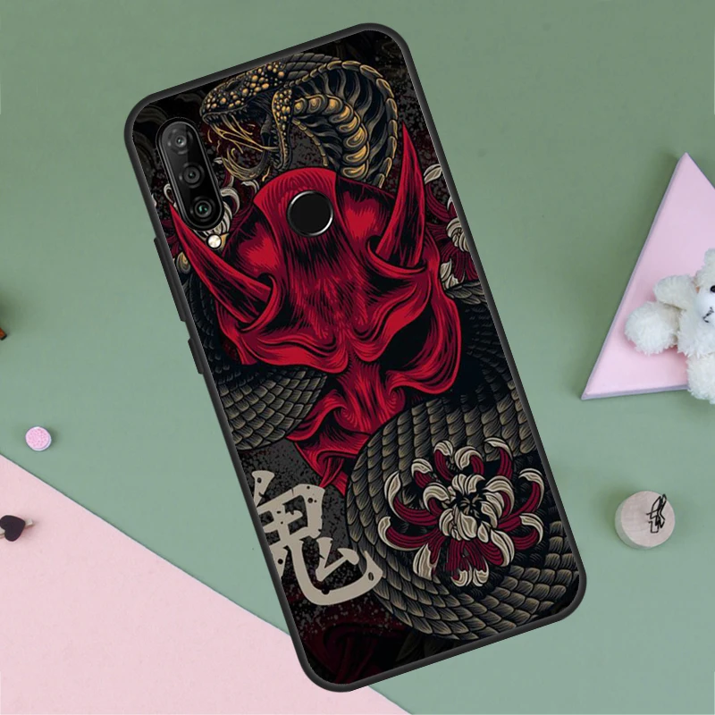 Samurai Oni Mask Phone Case