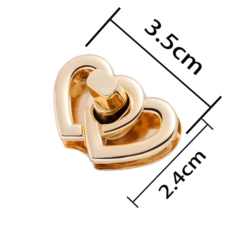 

G795-New luggage hardware accessories heart-shaped lock