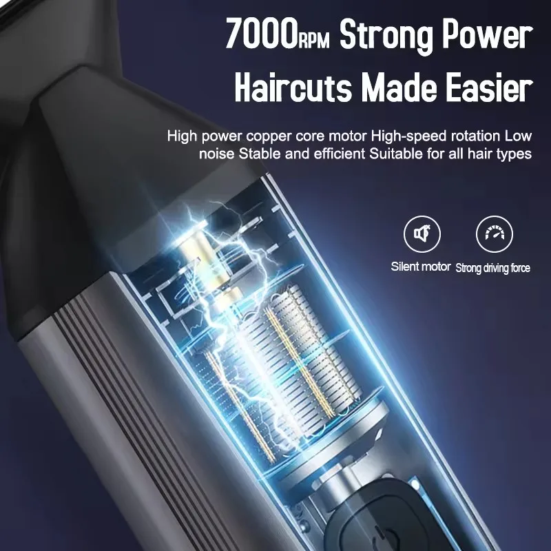 Xiaomi Youpin 5619 Wireless Rechargeable Hair Cutter Electric Hair Trimmer Beard Body Groomers Trimmer For Men 3