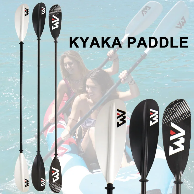 double blade kayak paddle aluminium oar 230cm for canoe inflatable dinghy raft 4 section