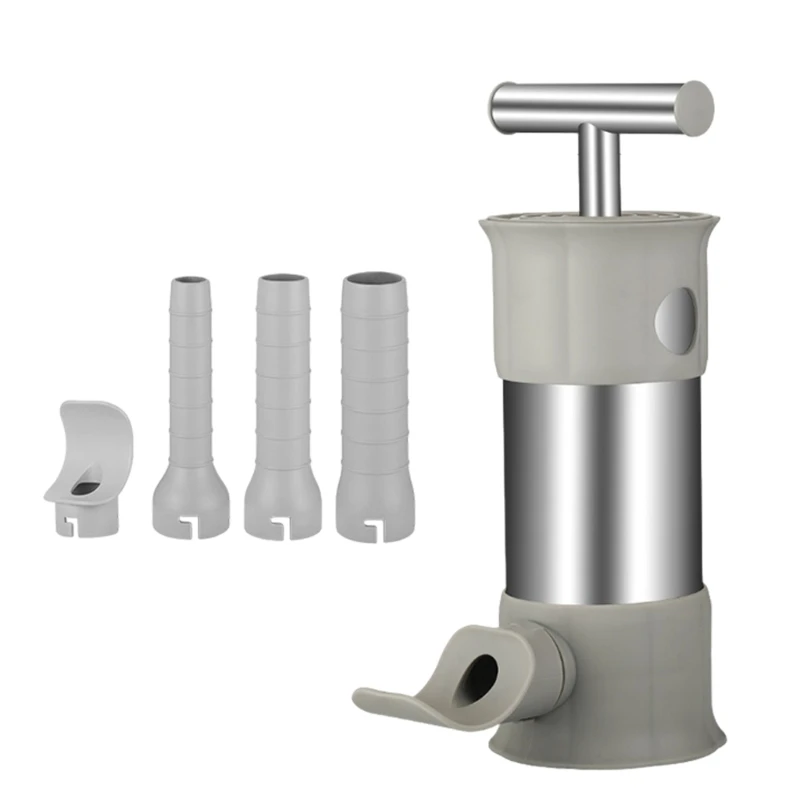 

Stainless Steel Sausage Stuffer Durable Stuffer Versatile Filling Tool