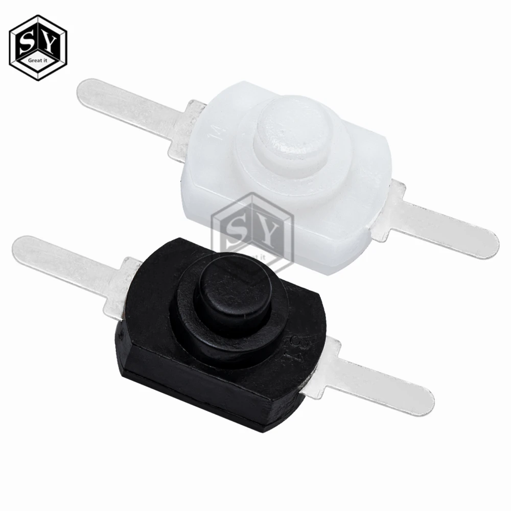GREAT-IT-10pcs-DC-30V-1A-Black-On-Off-Mini-Push-Button-Switch-for ...