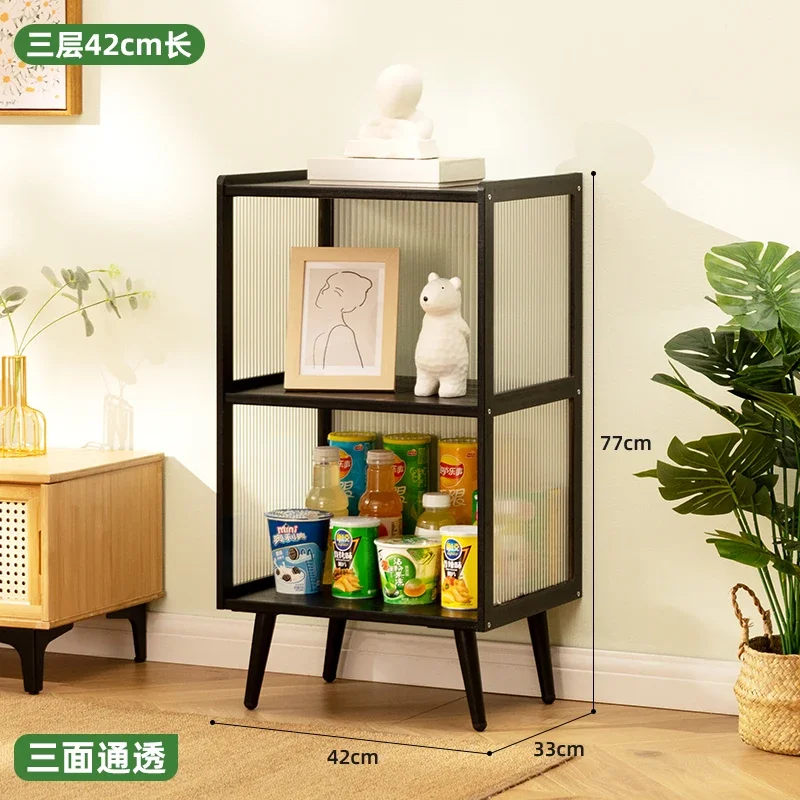 Luxury American Style Solid Wood Storage Cabinet Bedroom Living Room Furniture With Shelves Organizer Bedside Corner Furniture