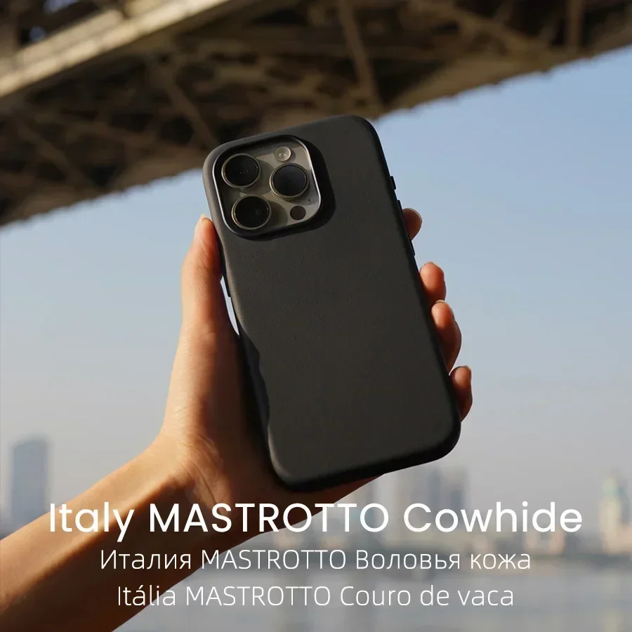YMW Italian Nappa Case for iPhone 15 14 13 Pro Max Magnetic