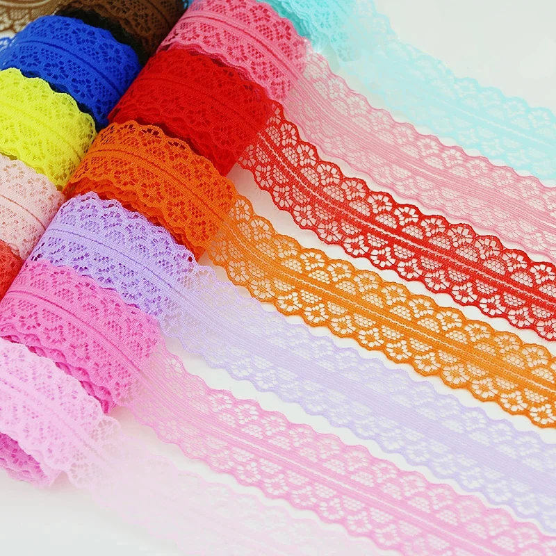 (10 Yards/roll) 30mm Lace Fabric Webbing Decoration Lovely Gift Packing Material Handmade DIY Laces