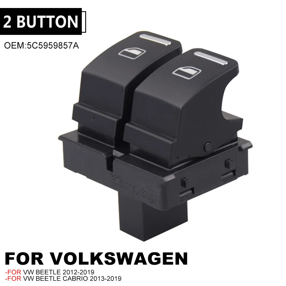 Enhanced Power Window Switch Glass Lifter Control Button