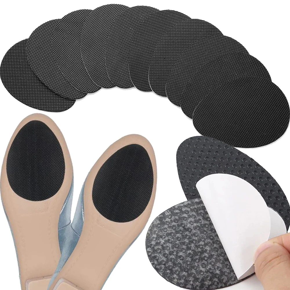 

5Pair Shoe Sole Protector Anti-Slip Replacement Rubber Soles Outsoles for Shoes Repair Mat High Heels Self-Adhesive Bottom Sheet