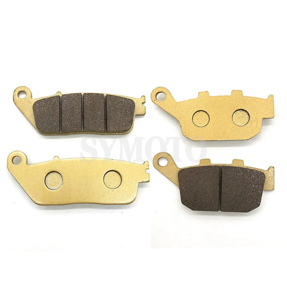 Motorcycle Front Rear Brake Pads For Honda Cb-1 1989-1990 Vt250 1988-1990 Cbr250 Mc19 1988-1994 Cb500F Cb500X Cbr500R 2013-2017