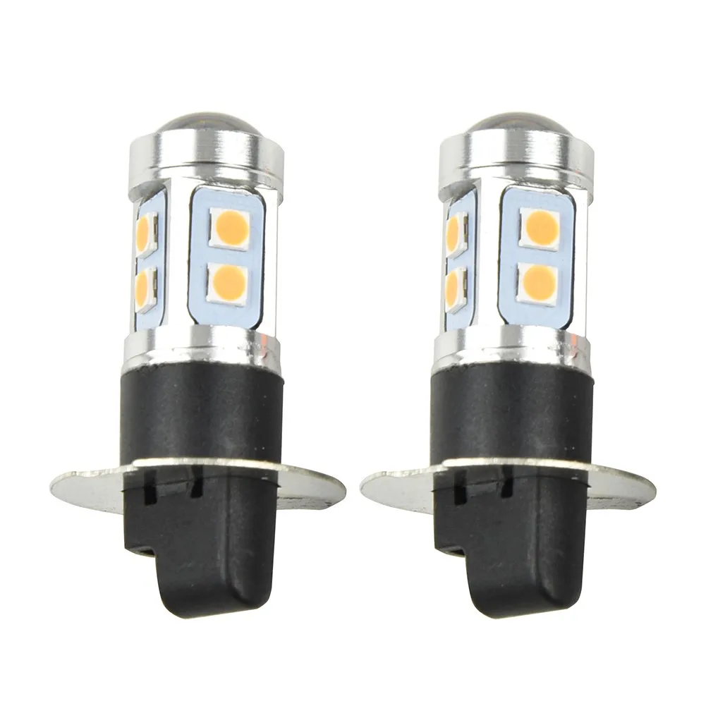 

2x NEW H3 100W Super Bright LED Fog Driving DRL Light Bulbs High Power LED 3000K Yellow Fog Light Driving Bulb DRL