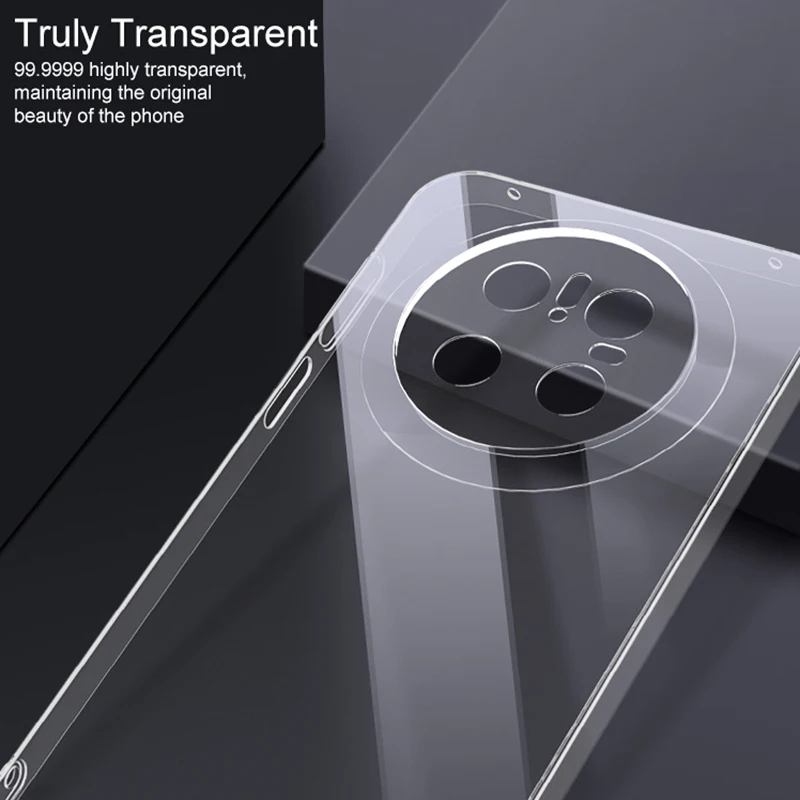 Ultra-Thin Transparent Silicone Shockproof Case