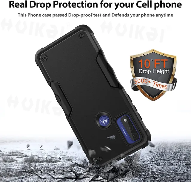 Shockproof Hybrid Protection Case For Moto G Pure G Power 2022 Edge E7 G71 G60 G51 G31 G52 G71 G22 Heavy Duty Smooth Grip Cover 2