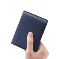Wallet men's short real cowhide head layer cowhide wallet multi-function card bag wallet gift box for boyfriend 2