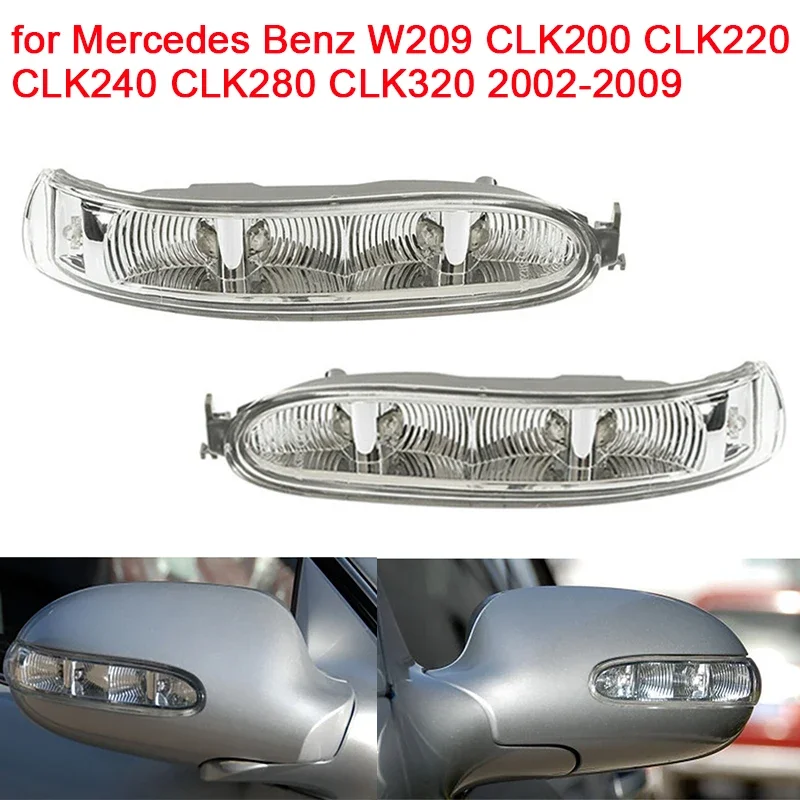 

Боковое зеркало заднего вида фонари указателей поворота для Mercedes Benz W209 CLK200 CLK220 CLK240 CLK280 CLK320 2002-2009