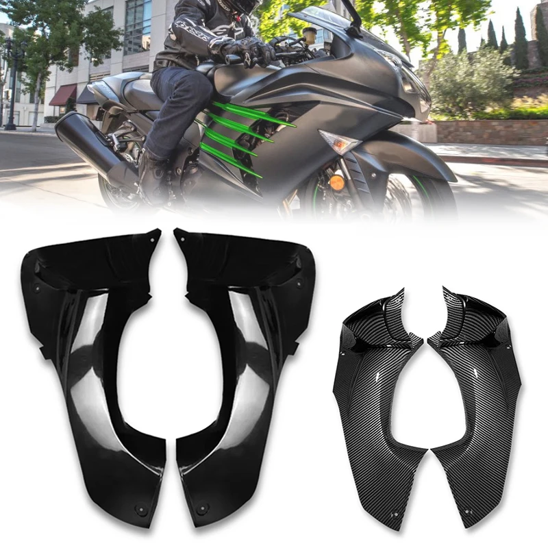 ZX14R Motorcycle Air Duct Cove Case Upper Cowling Front Fairing Fit For Kawasaki NINJA ZX-14R 2012-2015