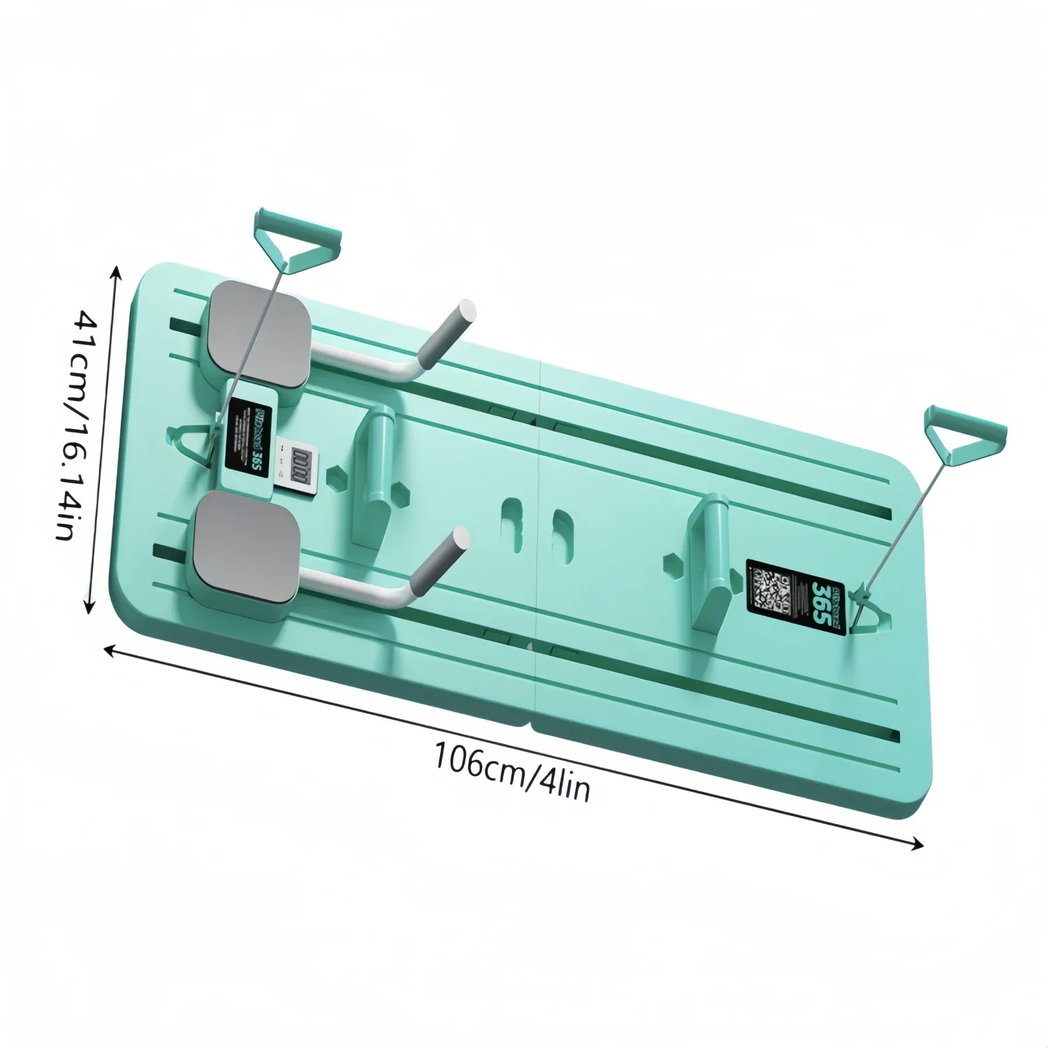 4 in 1 Pilates Board Reformer Set,Multi-Purpose Foldable Pilates Reformer Board for Home Daily Exercise,with Scientific Timer