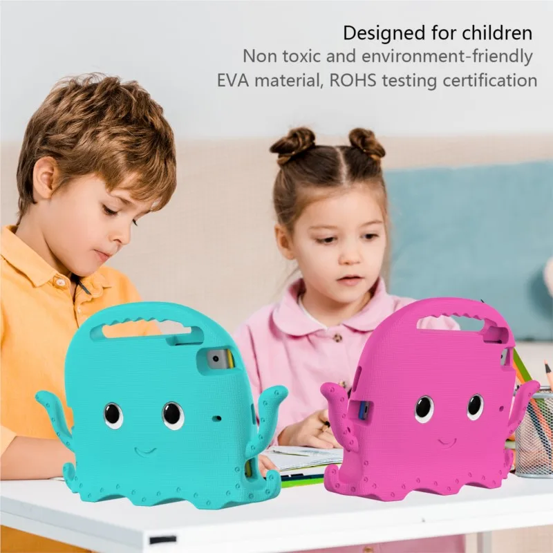 Octopuses EVA Kids Shockproof Tablet Cover