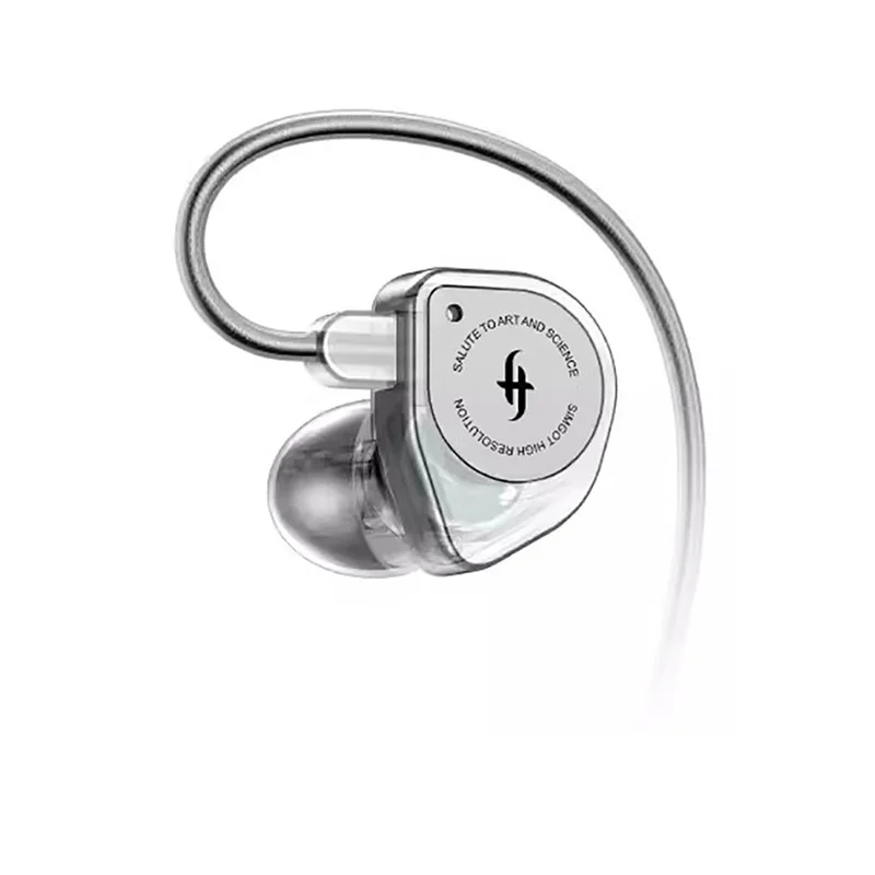 Simgot-fone de Ouvido com Fio Intra-auricular Circuito Magnético Duplo Cavidade Dupla Dinâmico para Jogos de Computador Plug de Música Ew100 - Image 4