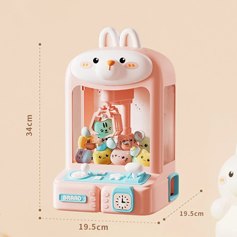 New Mini Claw Machine Children's Automatic Operation Arcade Game Machine Children's Doll Vending Birthday Gift