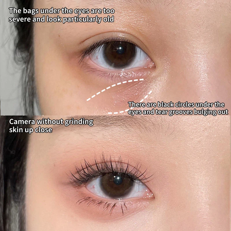 Tri-Colour Concealer Conceal Dark Eye Circles Acne Lines Face Blemishes Brighten Tear Troughs Face Highlight