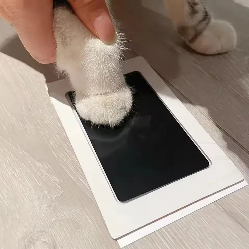 Cat Dog Paw Print Prints Souvenir Clean Touch Ink Pad Easy DIY Handprint Footprints Ink Pads Pet Dogs Cats Paw Noser Gifts