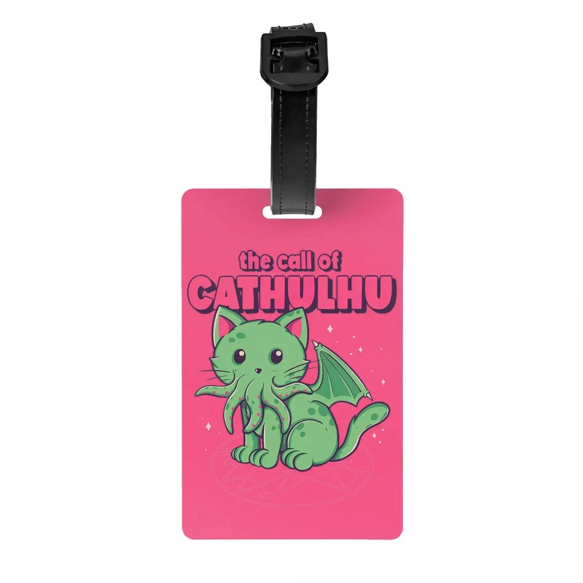 

The Call Of Cthulhu багажная бирка Lovecraft Monster Cat багажная Крышка для личной безопасности идентификационная бирка