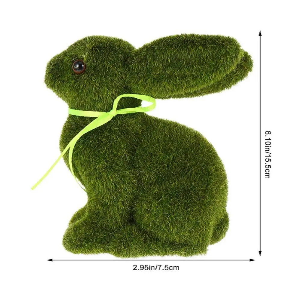 Moss Rabbit Easter Ornament 6