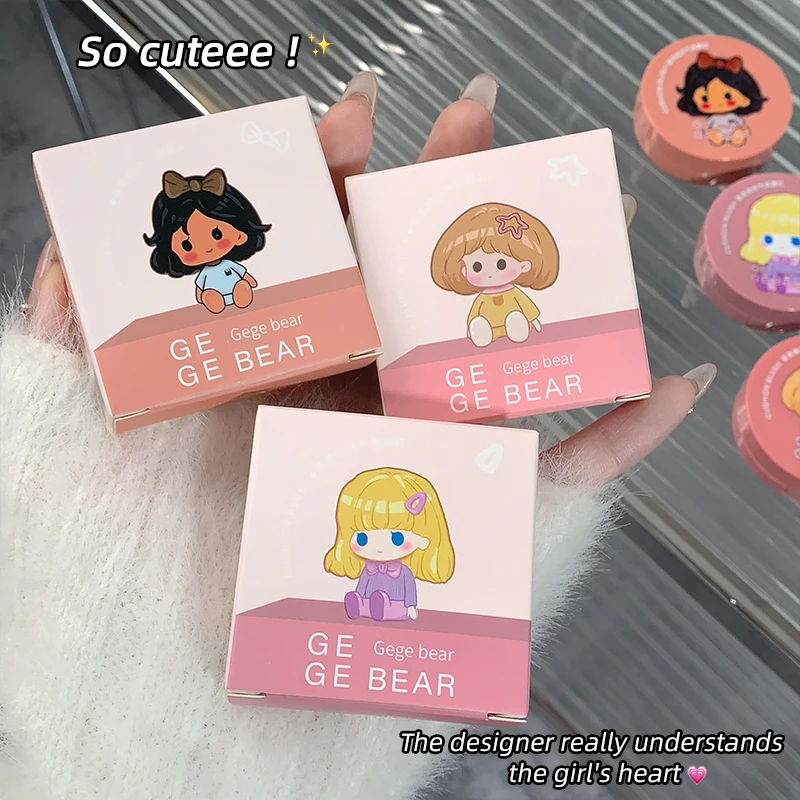 Air Cushion Blush Mushroom Head Lazy Air Cushion Waterproof Lasting Blusher Palette Cheek Contour Natural Cheek Tint Cosmetics 6