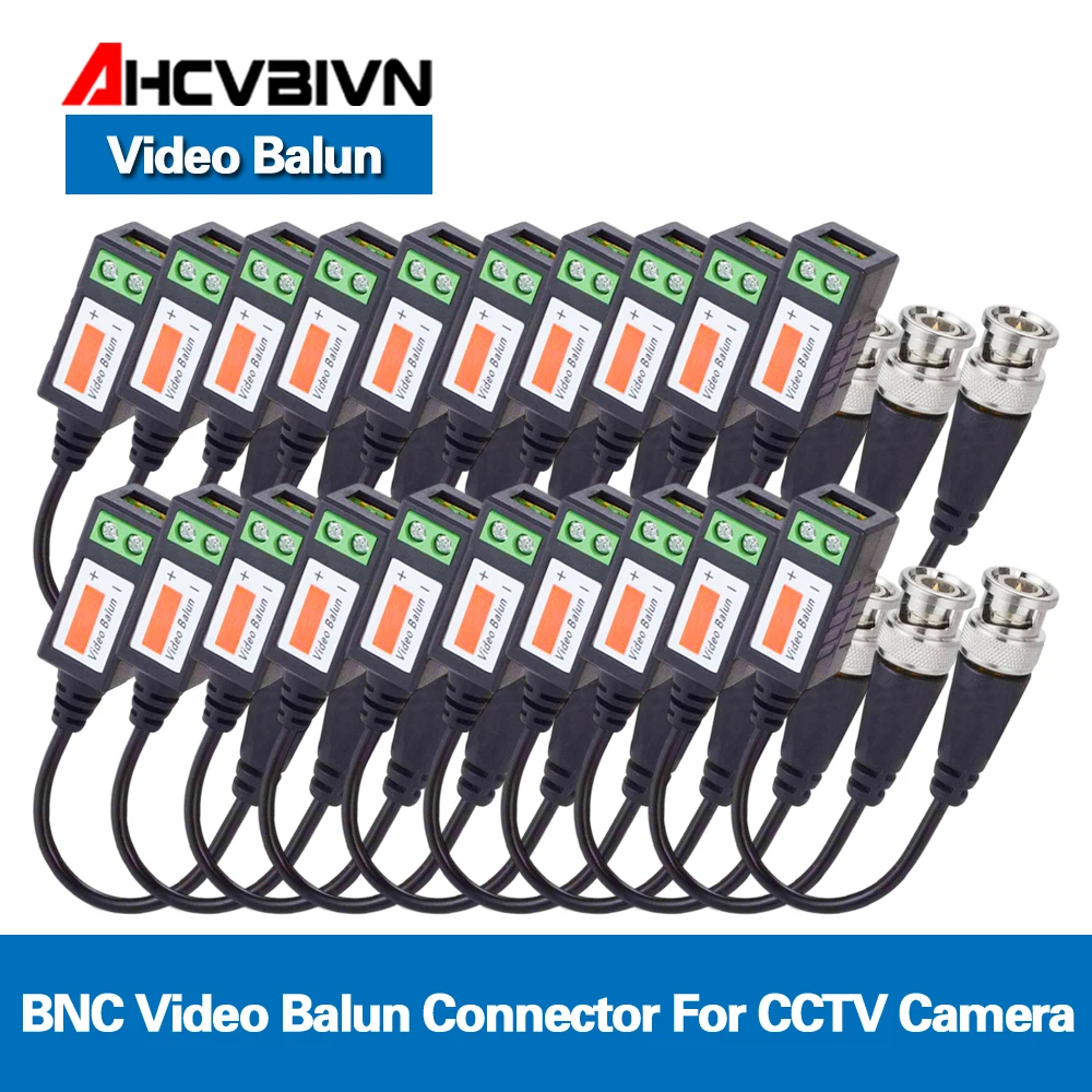 Utp Bnc Video Balun Connector Bnc Camera Balun Coaxial Cameras Ip