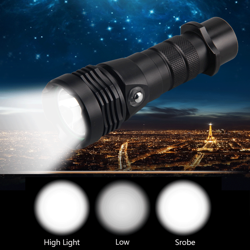 Description Picture 3 of item3-Mode L2 LED Scuba Diving Flashlight Underwater 80M Torch Diver Light Portable Lantern