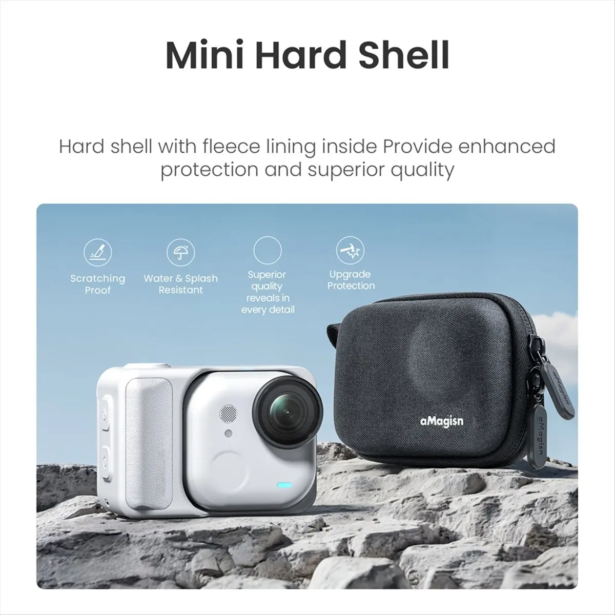 M05K AMAGISN Insta360 용 보관 가방 Go Ultra Mini 바디 백 휴대용 보관 가방 액션 카메라 보호 액세서리