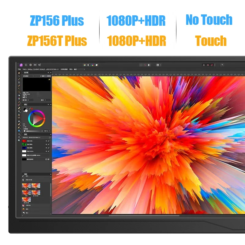 ZEUSLAP Ultrathin 15.6ġ 1080p/ġ  USB chdmi ips ũ ޴  lcd Դϴ