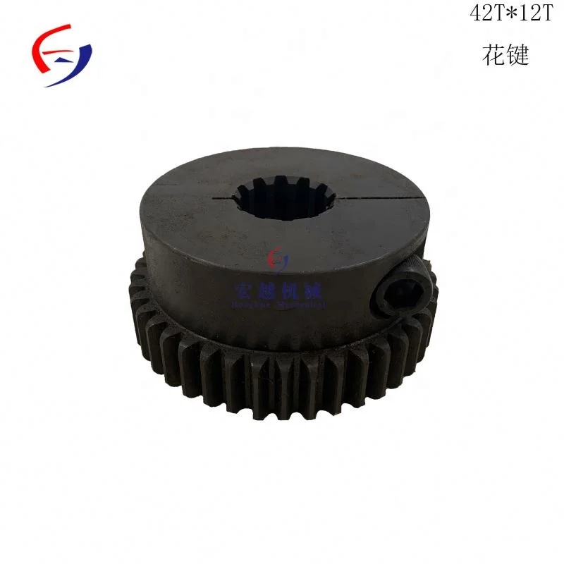 Pressure plate Coupling Hub Spline 42T*12T*3.0 for excavator 180*42t 264*42t 314*42t 352*42t COUPLING SHAFT