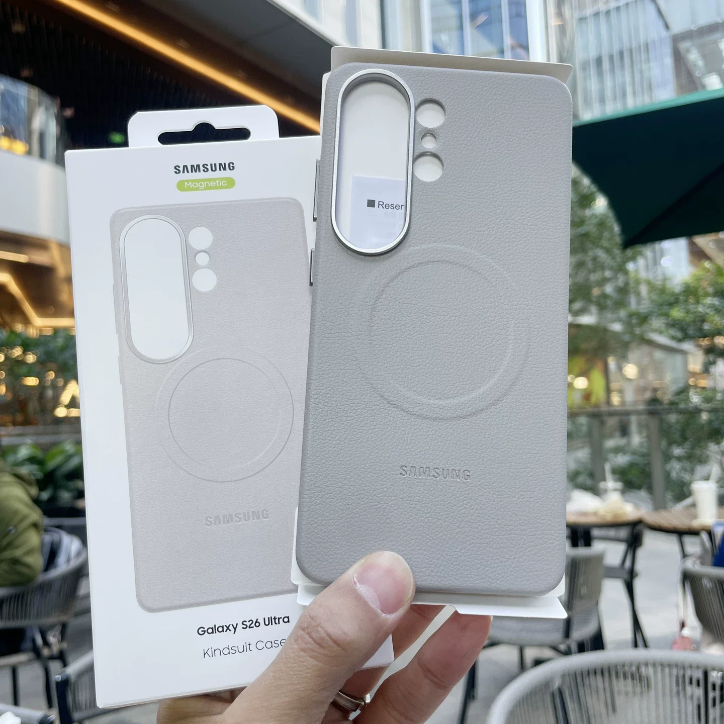 Leather Magnetic Phone Case with Matte Lens Protection