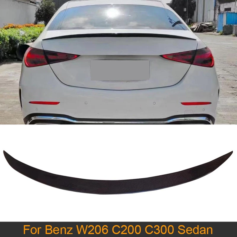 

Задний спойлер из углеродного волокна для Mercedes-Benz C Class W206 4 Door Standard Sport AMG 2022 2023