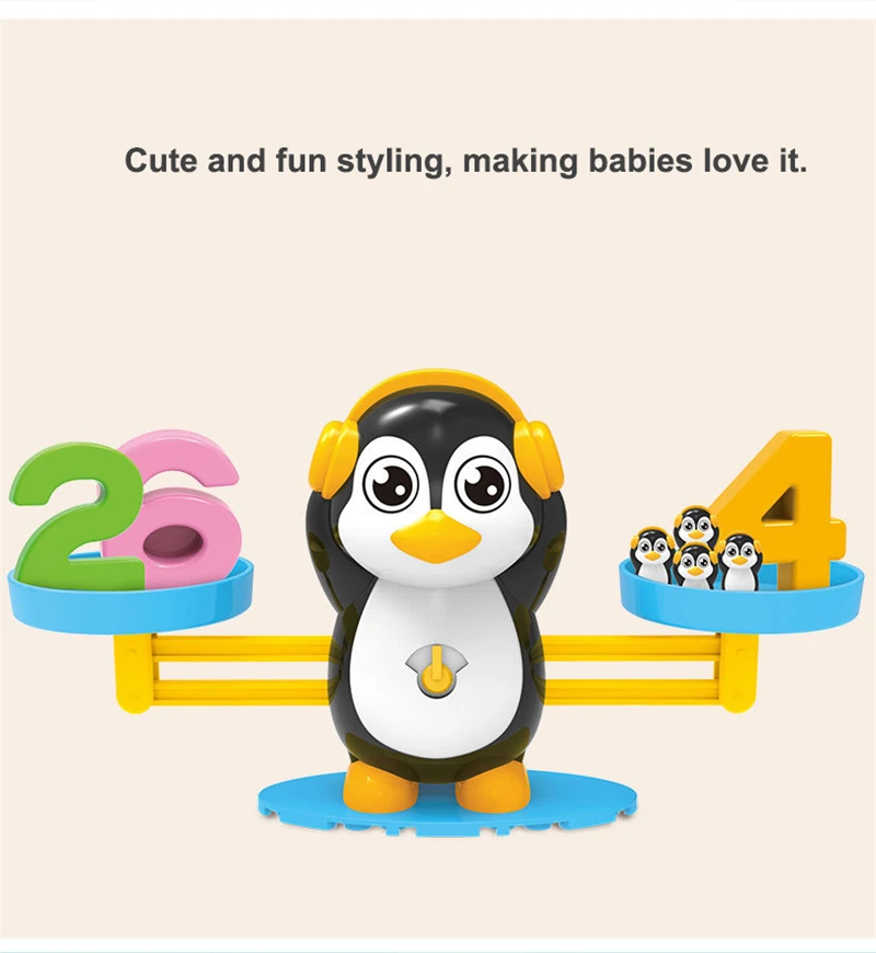 Monkey Balance Math Game Montessori Educational Toys for Kids Preschool Baby Development Toys Number Teaching Children Math Toys