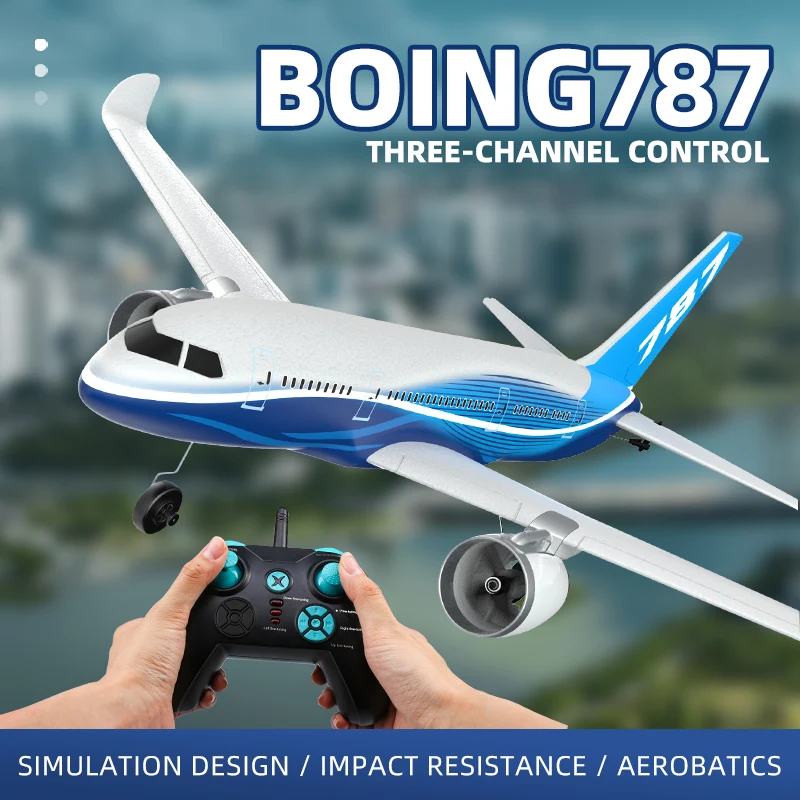 Remote Control Boeing 787 Fixed Wing Model Aircraft Toy