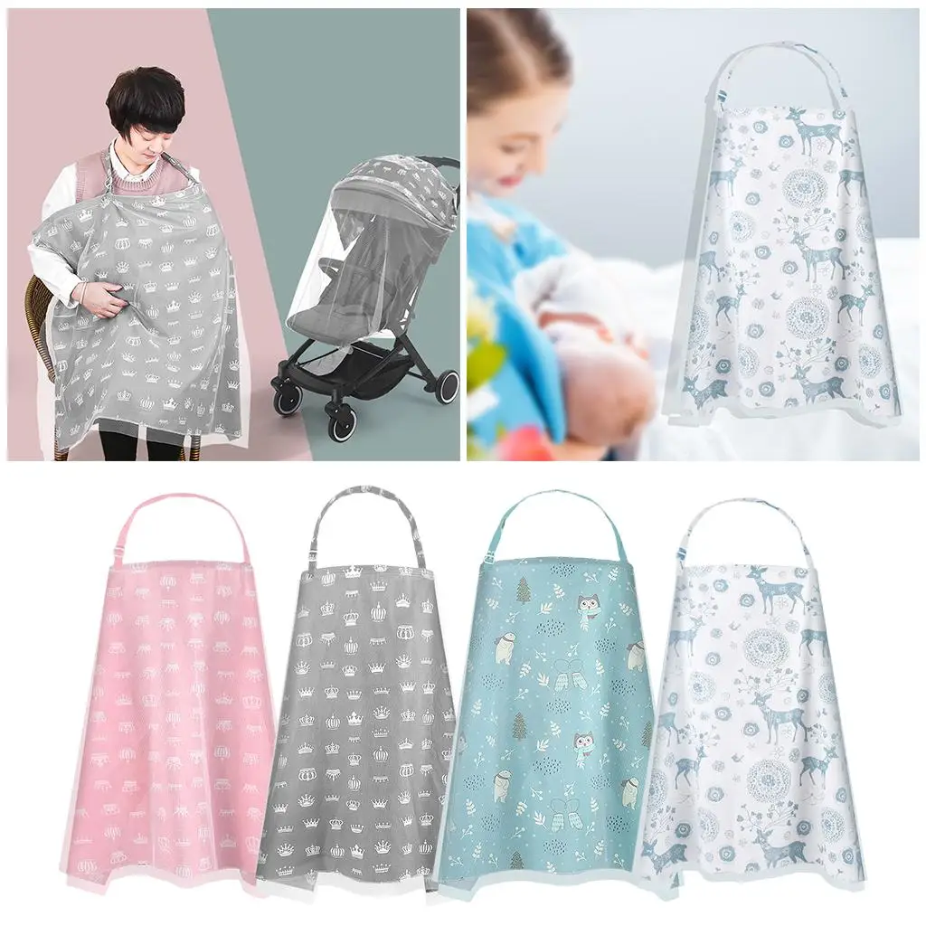 Nursing Covers Wide Lightweight 360&deg; Coverage Breastfeeding Apron for Breastfeeding
