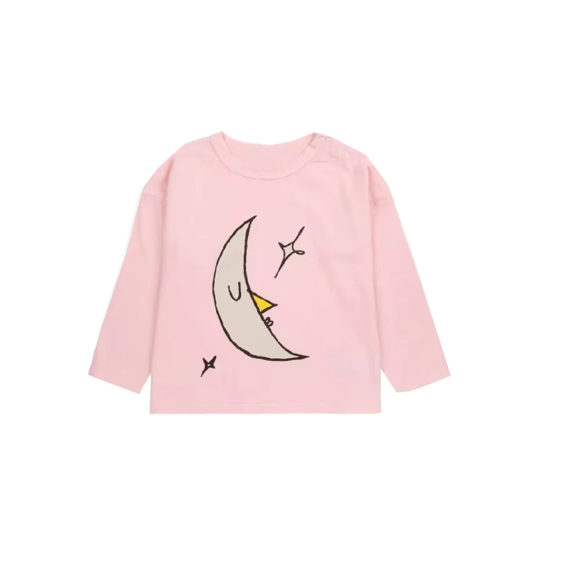 Autumn Kid T Shirts for Girl Boy Long Sleeve Tee Shirt Printed Cotton Children Casual Top Clothes sports long sleeved t shirt