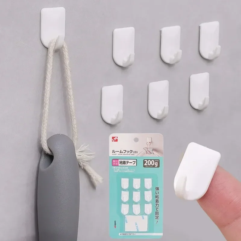 Description Picture 3 of itemMini Self Adhesive Hook Multi-Purpose Key Jewelry Hangers Strong Sticky Hooks Home Kitchen Toilet Bathroom Storage Accessories