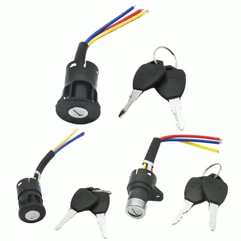 Be In Your Mind 2pcs 3 Wire Electric Bike Ignition Switches