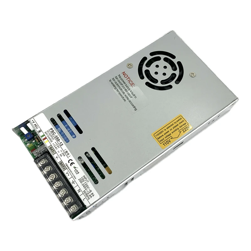 Alimentação Comutada para Câmera de Monitoramento de Segurança Ups Charge Function Single Output Switch Smps Psc350 dc 12v 24v 350w