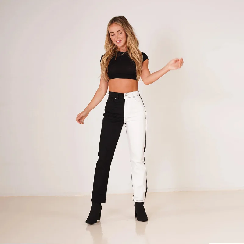 

Jean Oversize Women Pants High Waist Women's Clothing Spring Summer 2024 Straight Leg Jeans Streetwear Womens Cowboy Korean Mom