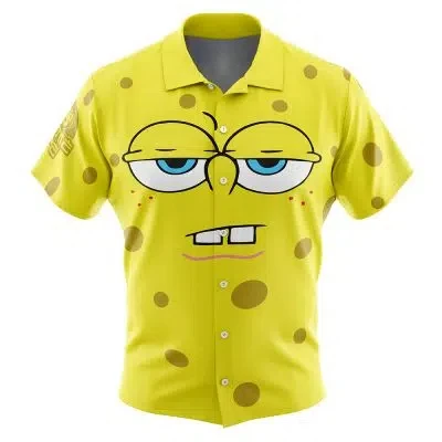Eevee Face Pokemon Button Up Hawaiian ShirtMen's Japanese Casual Shirt Summer Parent-child Wear 3