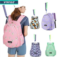 2024 New YWYAT Tennis Badminton Raquet Sports Bag Backpack Can Hold 2-3pcs Rackets Macaron Color Series Unisex 1