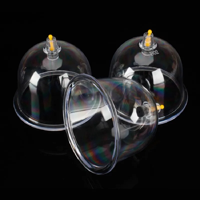 Extra Large Household Vacuum Cupper Chest Tank Oversized Fire Tank Gas Full Large Moisture Suction Cup Non-glass 4PC