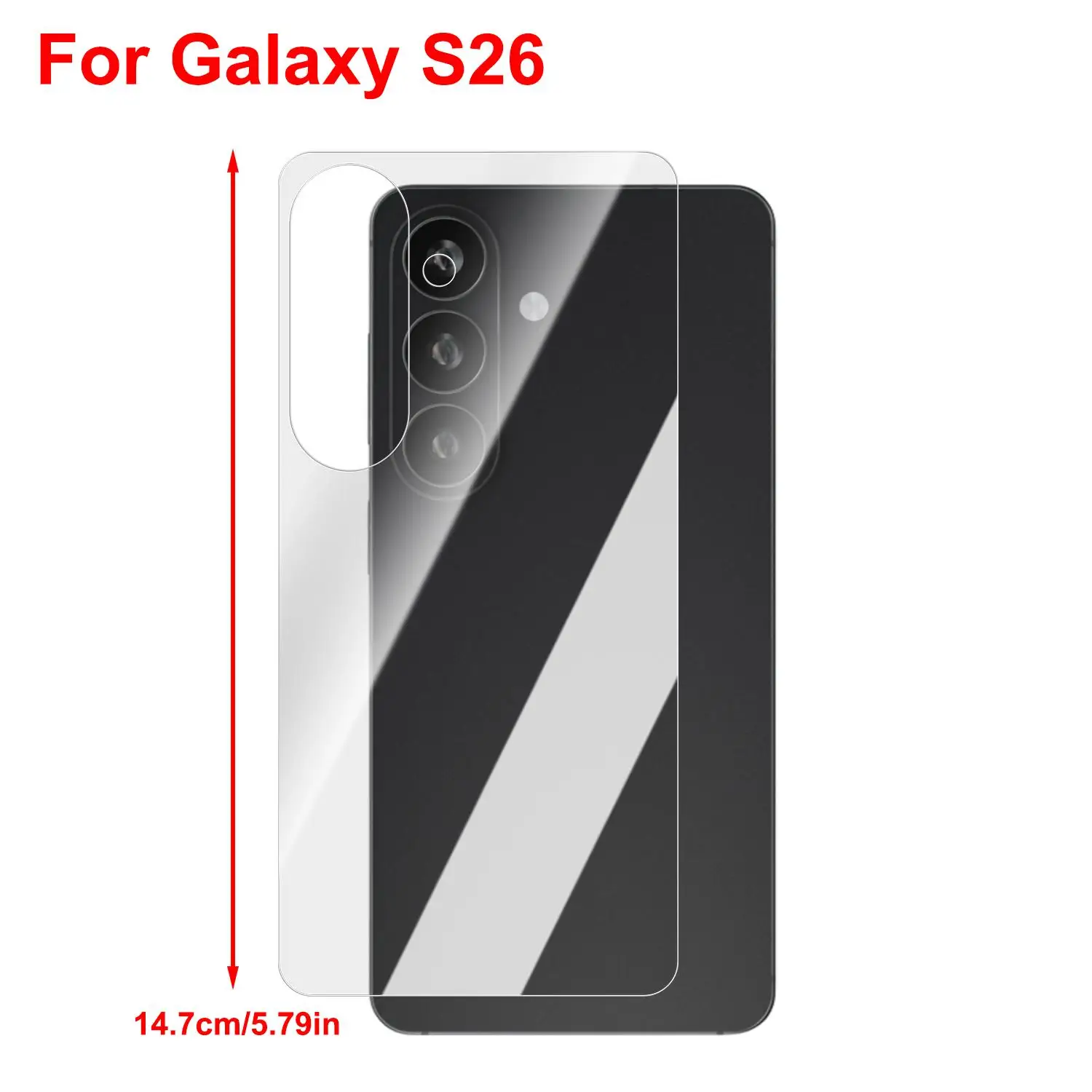 Premium Tempered Glass Back Screen Protectors - 9H Hardness Rear Covers (1-3 Pack)