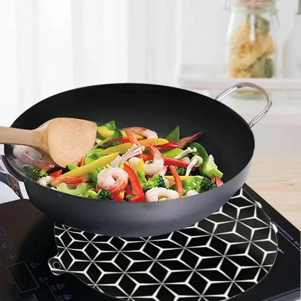 Silicone Pads Induction Cooktop Mat Fireproof Protection Induction Baking Plate Protector Table Decoration Kitchen Accessories