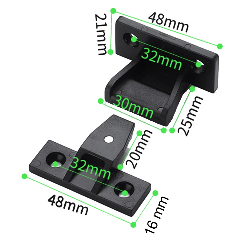 4 Pack Plastic Panel Clips Push In Fittings Press Fit Kitchen Plinth Fasteners